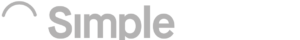 Simple Breath Logo in Graustufen